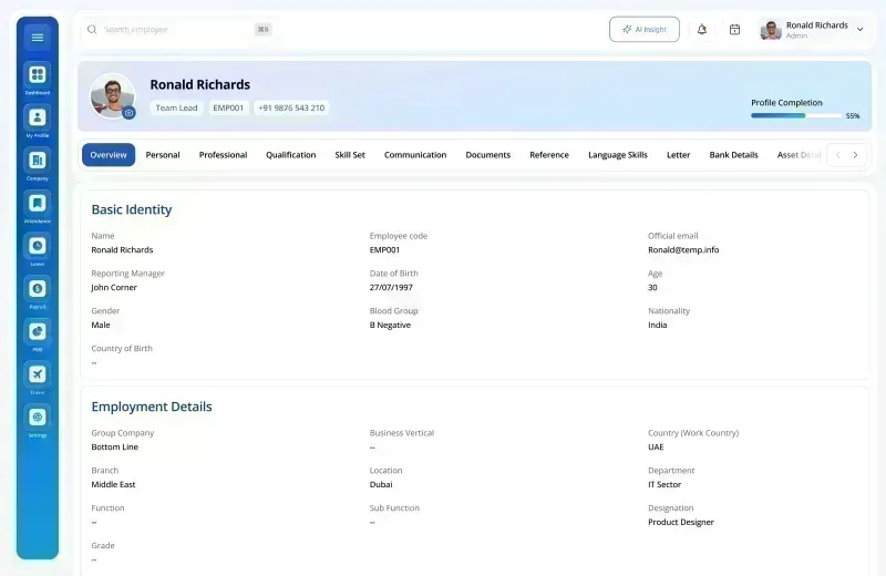 Performance and self-service feature - OfficeKit HR
